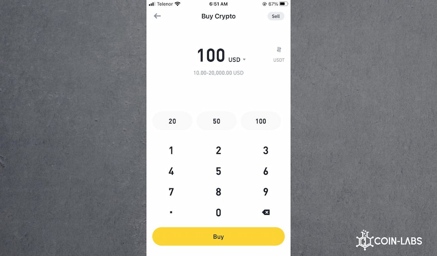 كيفية الشراء من تطبيق Binance 3